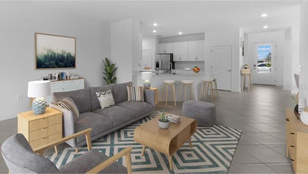 Furnished interior view inside a new home in Rye Ranch, Parrish (Image 4).