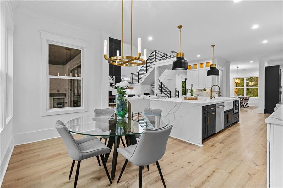 Furnished interior view inside a new home in , Braselton (Image 36). Furnished interior view inside a new home in , Braselton (Image 36).