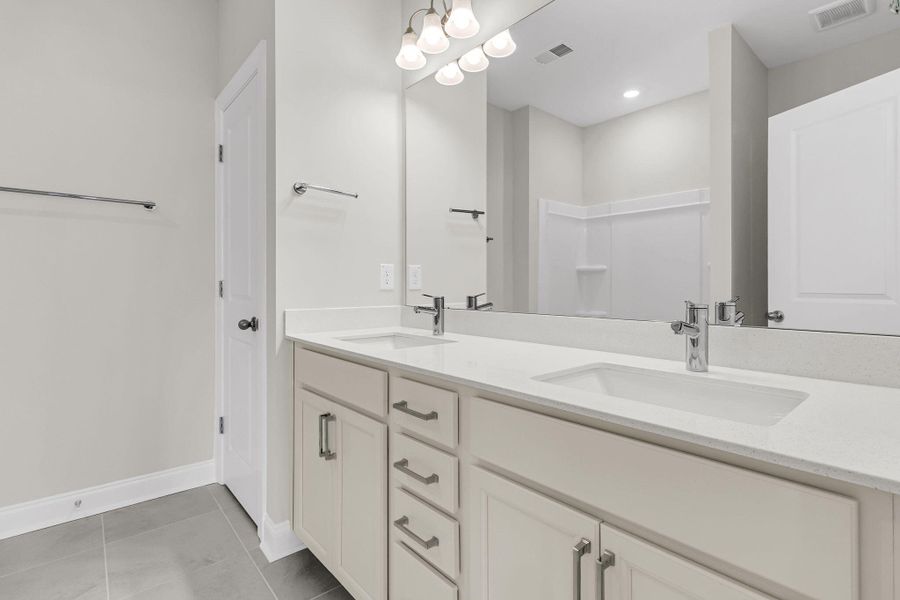 Furnished interior view inside a new home in Tidewater at Lakes of Cane Bay, Summerville (Image 9). Furnished interior view inside a new home in Tidewater at Lakes of Cane Bay, Summerville (Image 9).