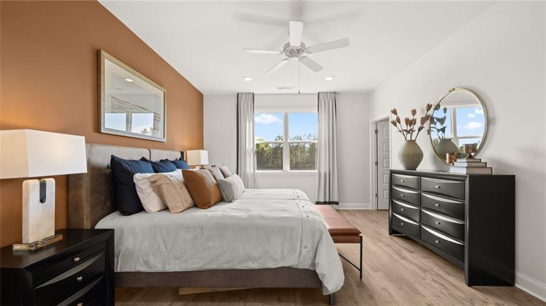 Furnished interior view inside a new home in Oak Ridge Meadows, Locust Grove (Image 19).