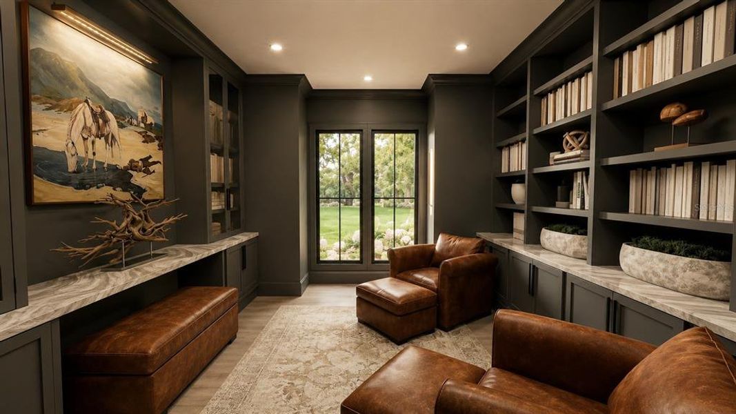 Furnished interior view inside a new home in , Tampa (Image 15).