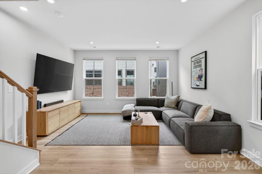 Furnished interior view inside a new home in Southrail Station, Charlotte (Image 14).