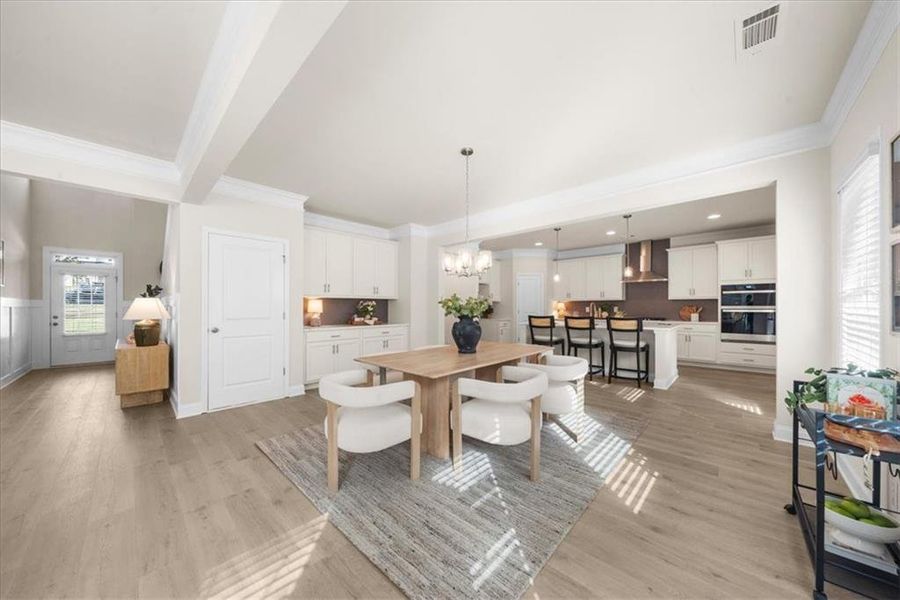 Furnished interior view inside a new home in River Rock, Ball Ground (Image 13).