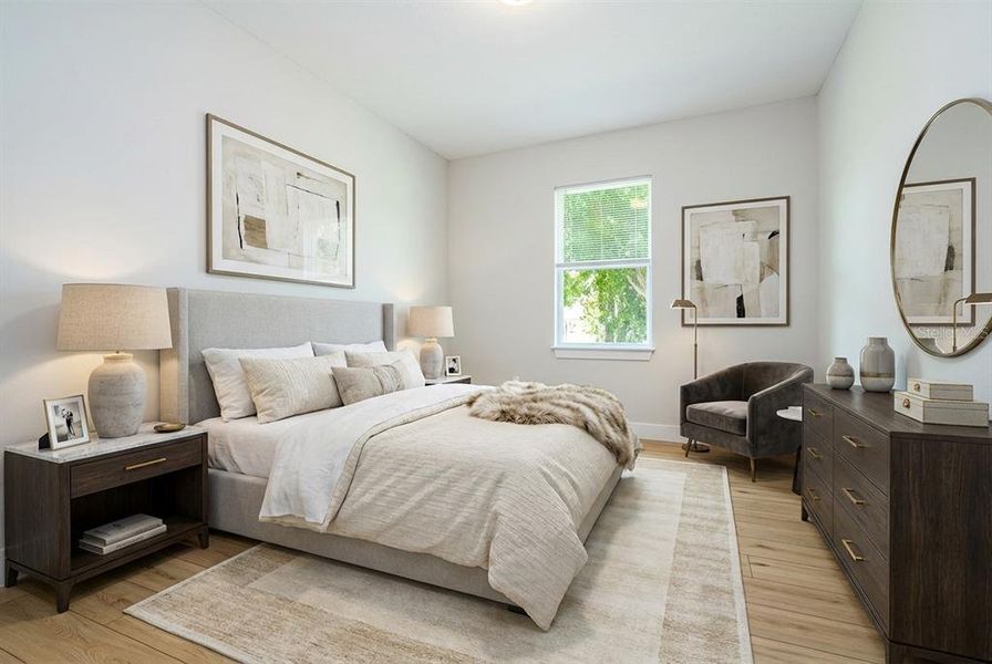 Furnished interior view inside a new home in , Orlando (Image 9).