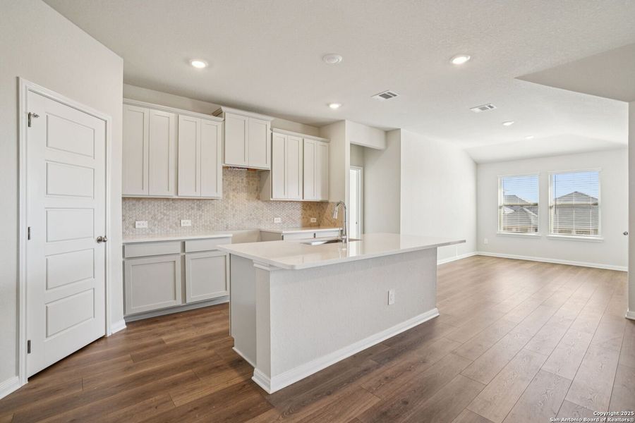 Furnished interior view inside a new home in Kallison Ranch, San Antonio (Image 4).