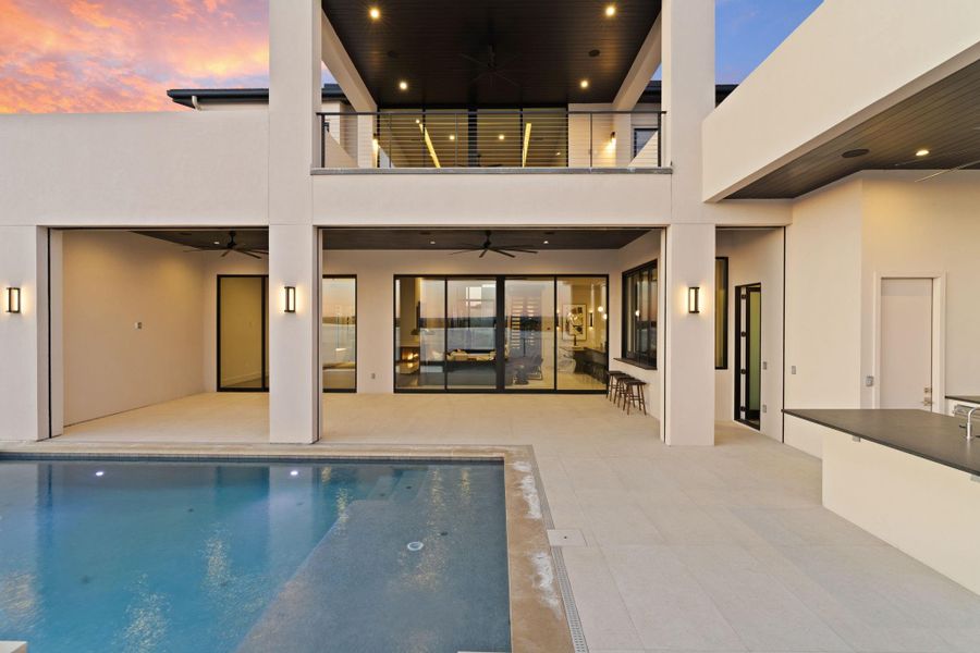 Exterior details and patio area of a home in , Horseshoe Bay (Image 21).