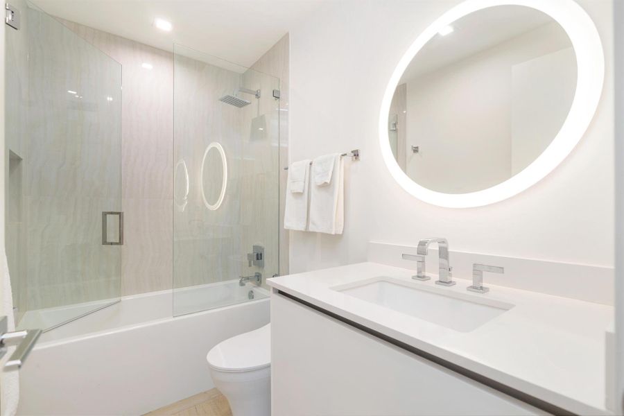 Furnished interior view inside a new home in , Palm Beach Shores (Image 2).