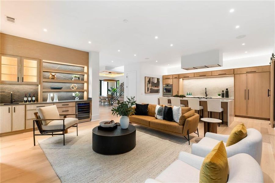 Furnished interior view inside a new home in , Atlanta (Image 31). Furnished interior view inside a new home in , Atlanta (Image 31).