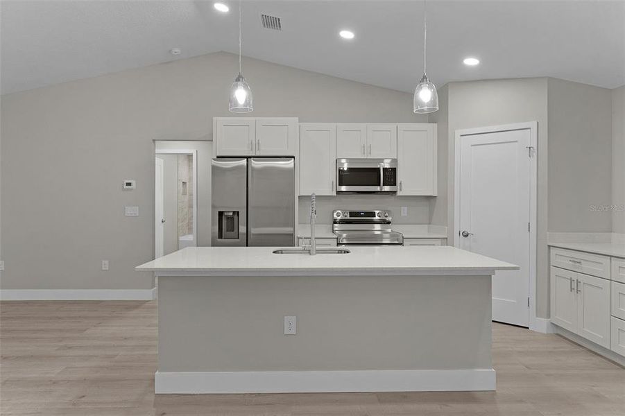 Furnished interior view inside a new home in , Ocklawaha (Image 8).