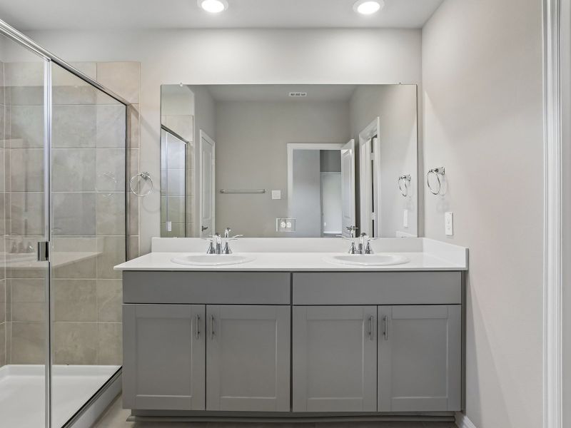 Furnished interior view inside a new home in Stella Hills, Denton (Image 14). Furnished interior view inside a new home in Stella Hills, Denton (Image 14).