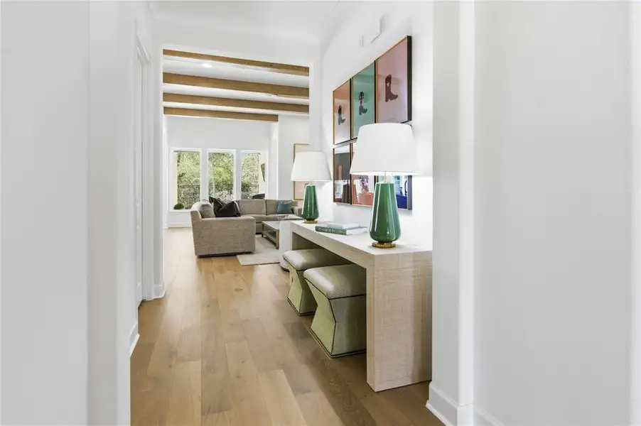 Furnished interior view inside a new home in , College Station (Image 7).