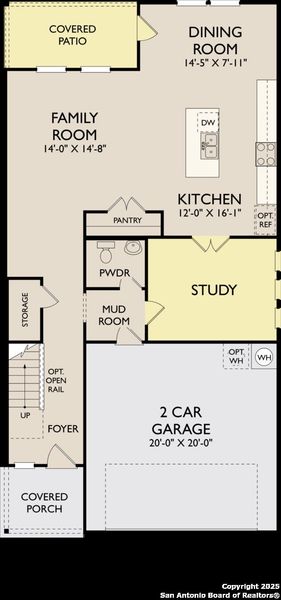 2D floor plan layout of this home in Meadows at Hennersby Hollow 40's, San Antonio, TX (Image 4). 2D floor plan layout of this home in Meadows at Hennersby Hollow 40's, San Antonio, TX (Image 4).