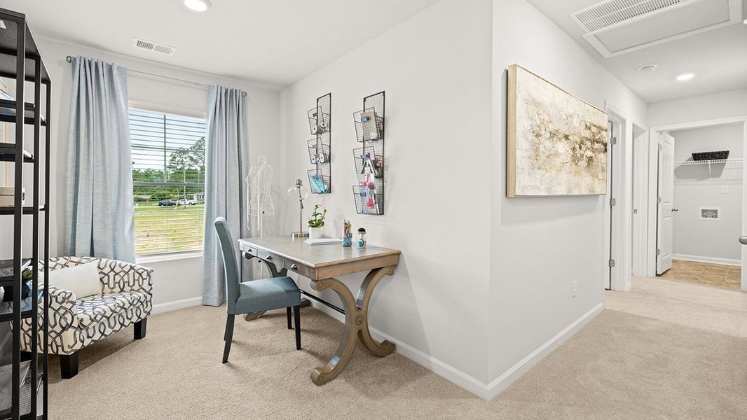 Representative furnished interior of a home built from the Cabral by D.R. Horton in Poplar Preserve, Newnan (Image 21).