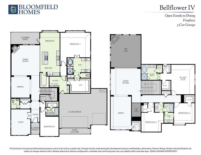 2D floor plan layout of this home in Hayes Crossing, Midlothian, TX (Image 1).