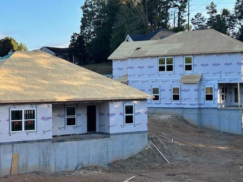 In-progress construction of a new home in Habersham Meadows, Demorest, GA (Image 4).
