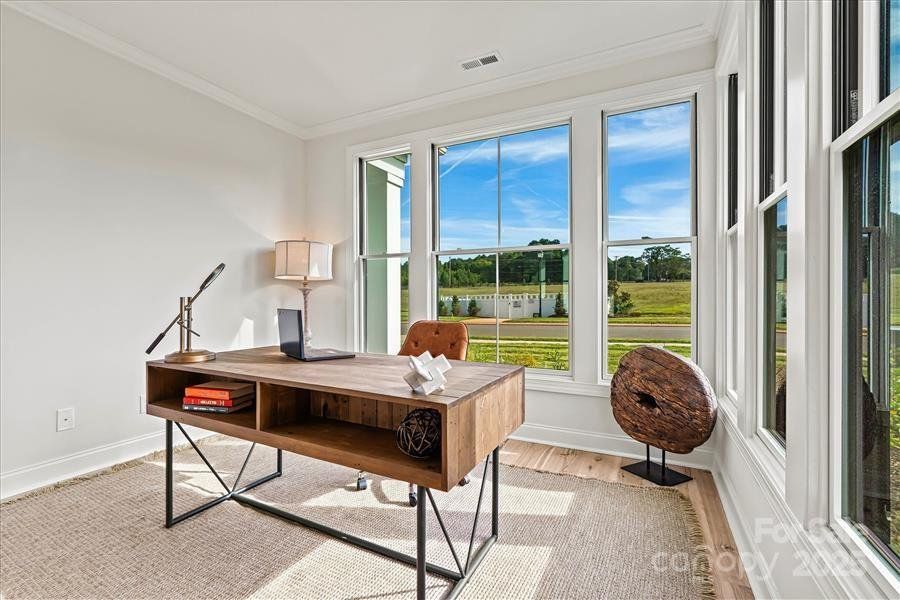 Furnished interior view inside a new home in The Courtyards at Lake Davidson, Mooresville (Image 19).