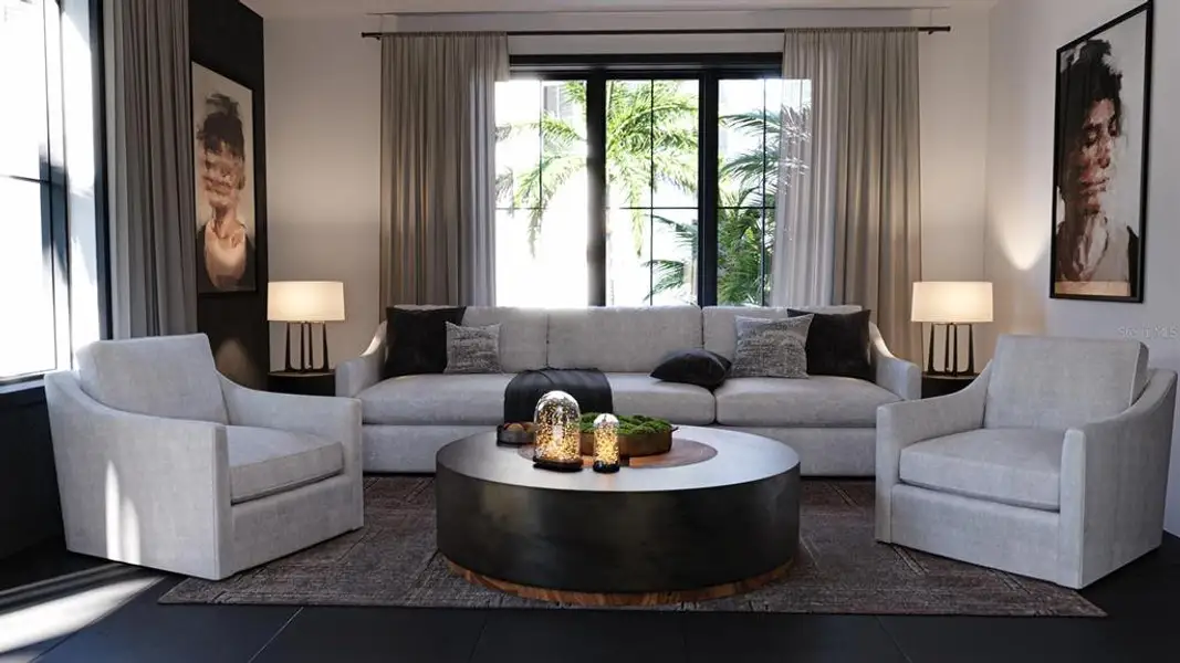 Furnished interior view inside a new home in , Ormond Beach (Image 9).