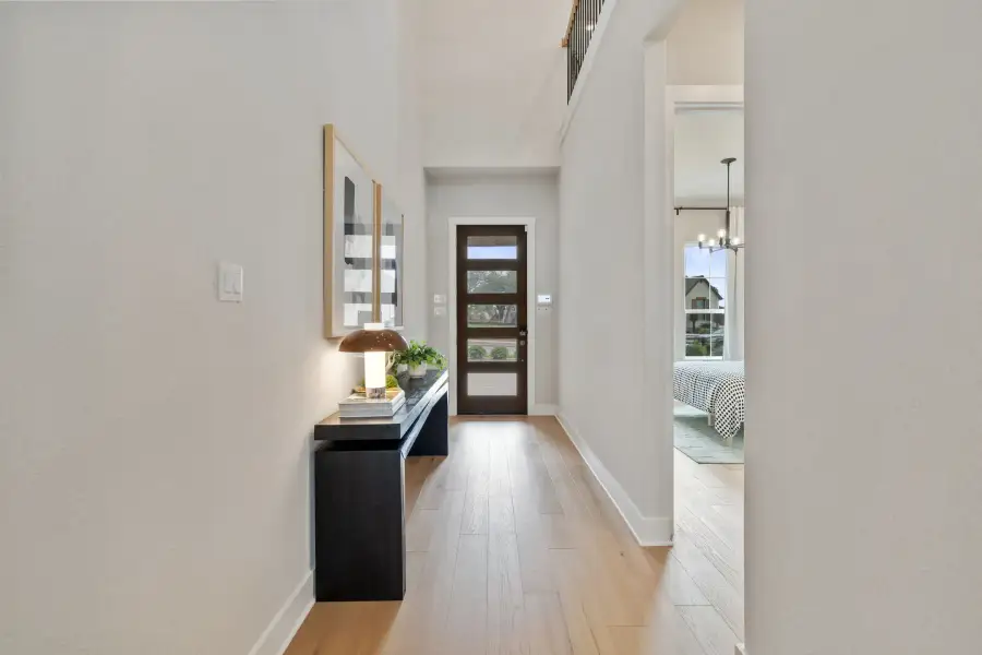 Furnished interior view inside a new home in Turner's Crossing, Buda (Image 6).