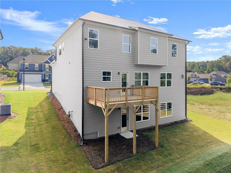 Exterior details and patio area of a home in , Dawsonville (Image 4). Exterior details and patio area of a home in , Dawsonville (Image 4).