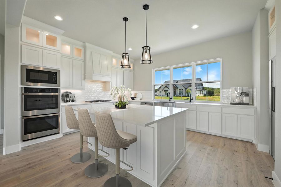 Representative furnished interior of a home built from the The Austin by Kenmark Homes in Escondido Ranches, Weatherford (Image 4).