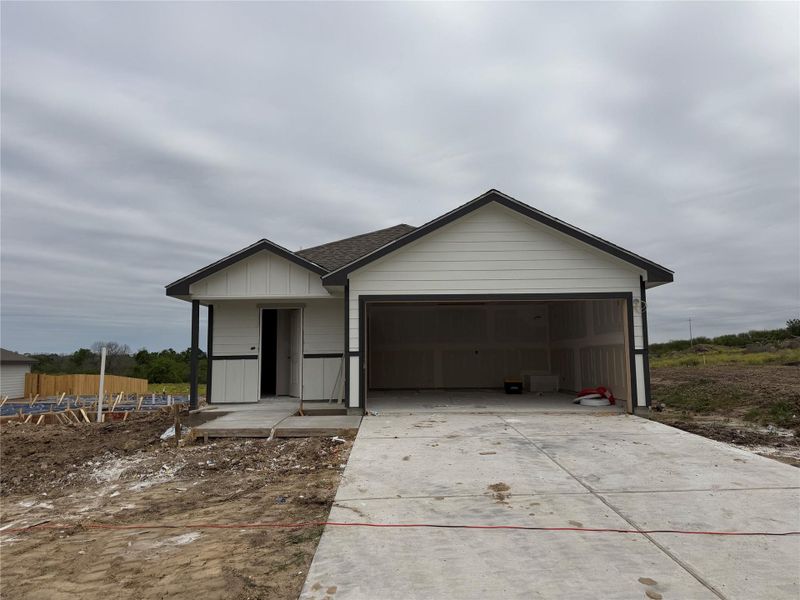 In-progress construction of a new home in Wilkins Valley, Brenham, TX (Image 8).