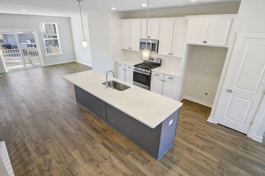Furnished interior view inside a new home in , Johns Island (Image 9).