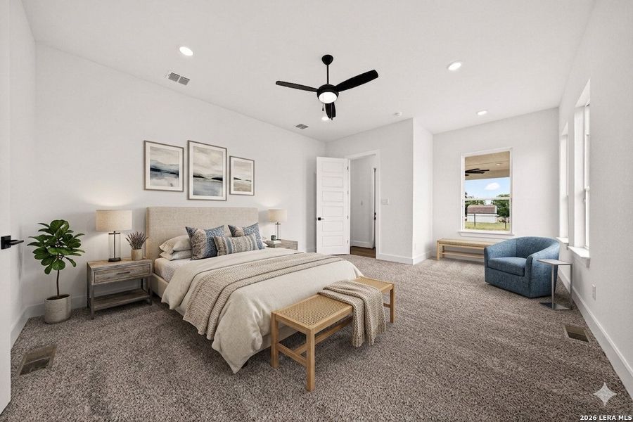 Furnished interior view inside a new home in , Castroville (Image 47).