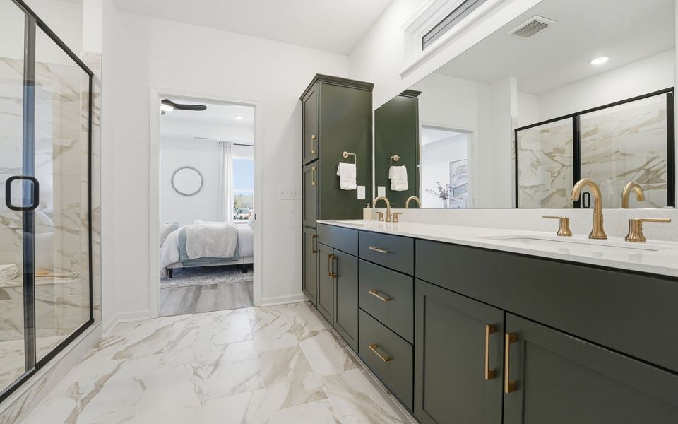 Furnished interior view inside a new home in Wendell Falls, Wendell (Image 12).