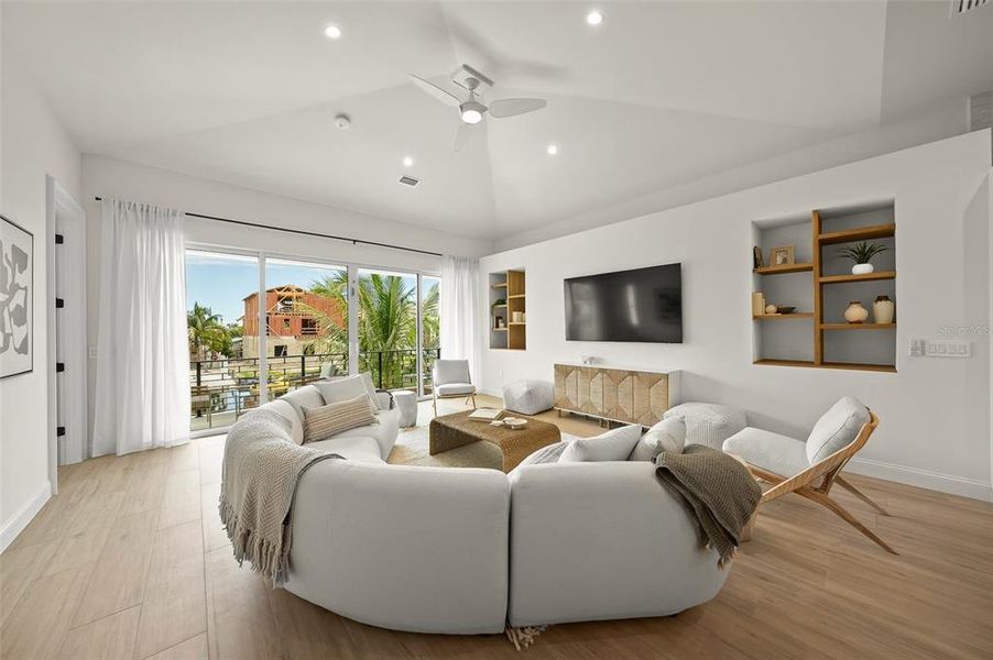 Furnished interior view inside a new home in , Sarasota (Image 38).