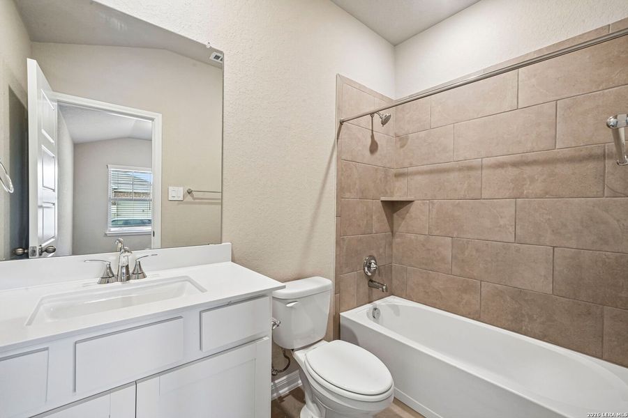 Furnished interior view inside a new home in Royal Crest, San Antonio (Image 11).