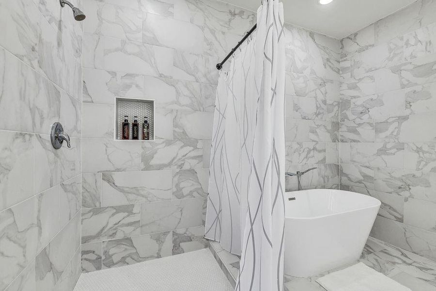 Furnished interior view inside a new home in , Houston (Image 18).