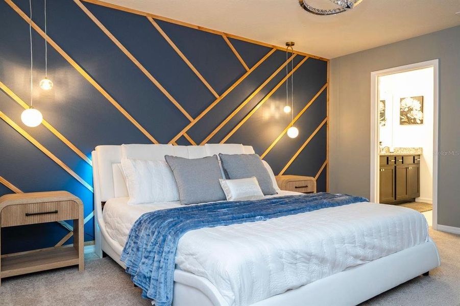 Furnished interior view inside a new home in , Clermont (Image 31).