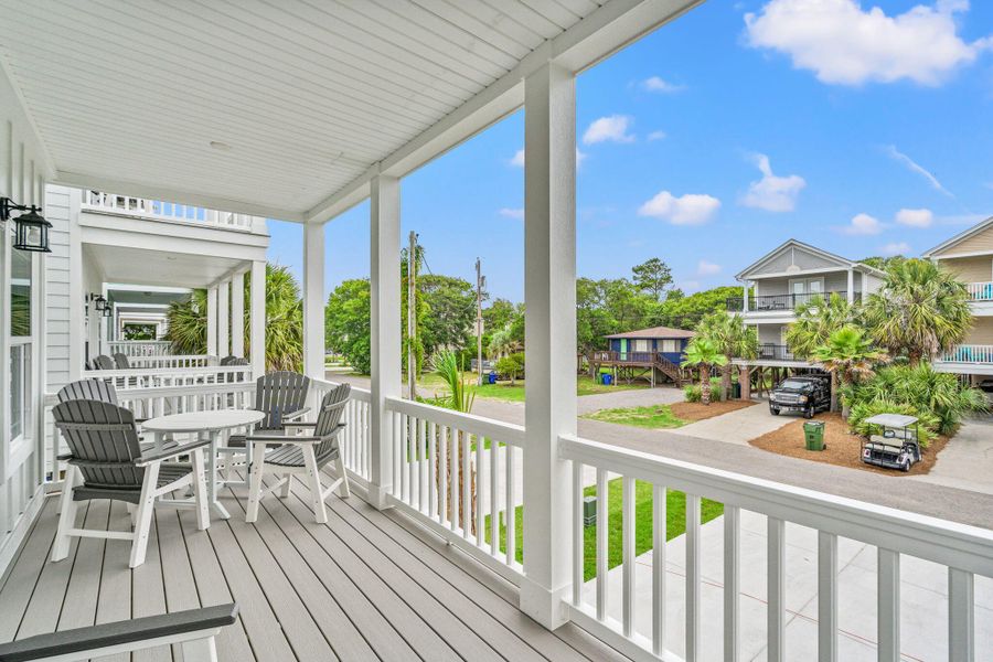 Exterior details and patio area of a home in , Surfside Beach (Image 3).