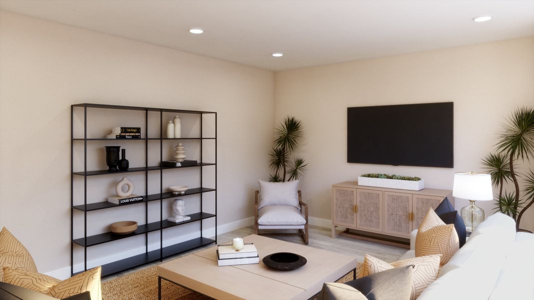 Representative furnished interior of a home built from the Skylark by Trumark Homes in Trumark Homes at Tanterra, Parker (Image 6).