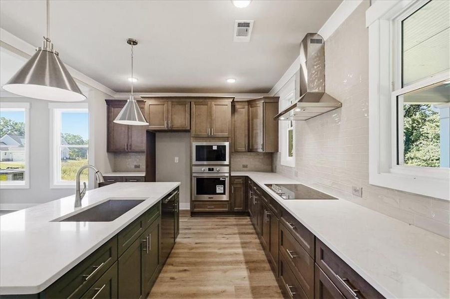 Furnished interior view inside a new home in , Statham (Image 10).