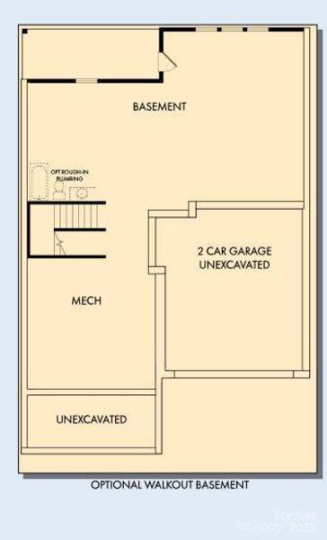 2D floor plan layout of this home in The River District – Excursion Collection, Charlotte, NC (Image 2).