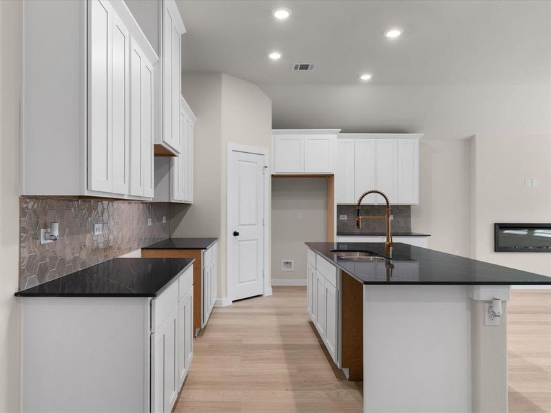 Furnished interior view inside a new home in Hadley Farms, Godley (Image 5). Furnished interior view inside a new home in Hadley Farms, Godley (Image 5).