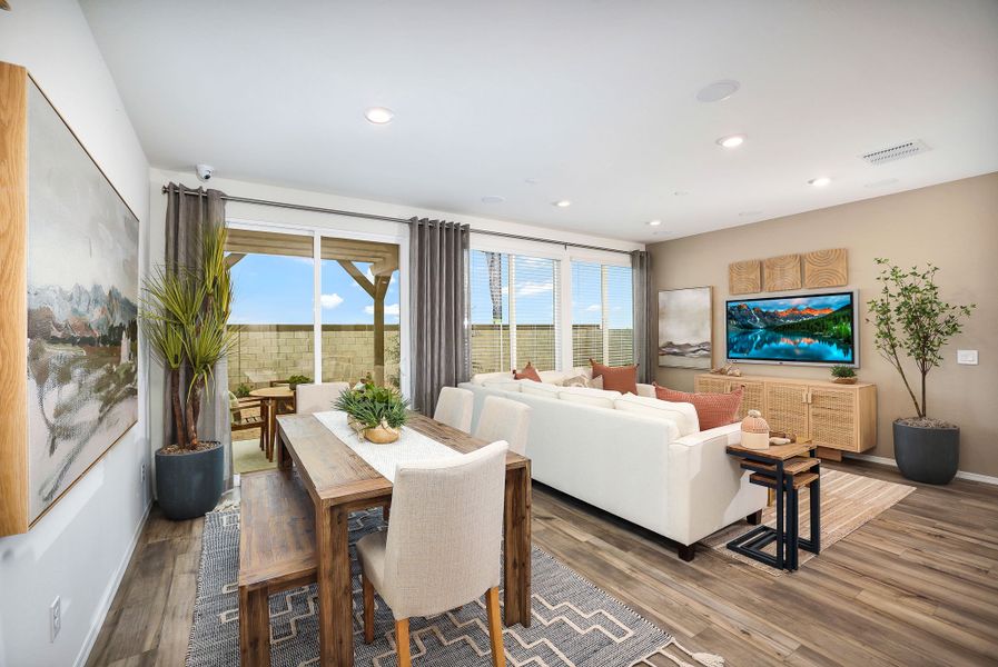 Furnished interior view inside a new home in North Copper Canyon, Surprise (Image 13).