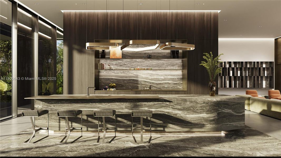 Furnished interior view inside a new home in , Davie (Image 8).