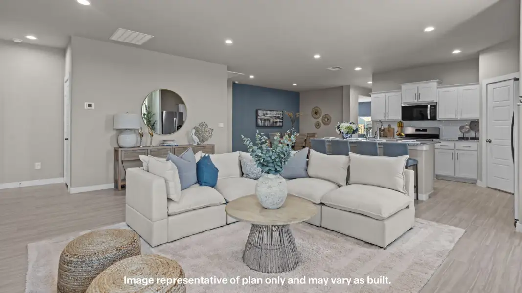 Furnished interior view inside a new home in Homestead at Parks Bell Ranch, Odessa (Image 11).