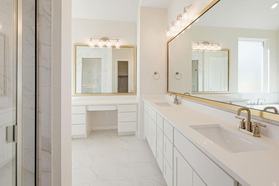 Furnished interior view inside a new home in Santa Rita Ranch, Liberty Hill (Image 12). Furnished interior view inside a new home in Santa Rita Ranch, Liberty Hill (Image 12).