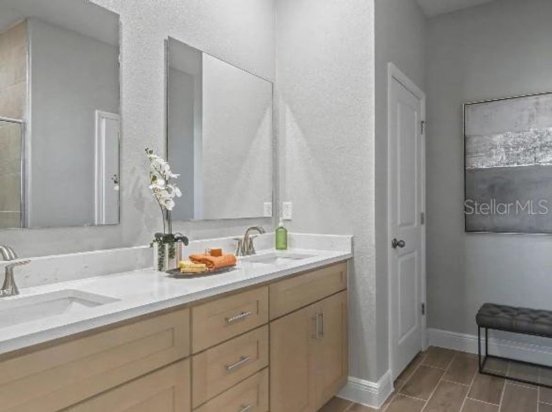 Furnished interior view inside a new home in Oakstone Farms, Leesburg (Image 9).