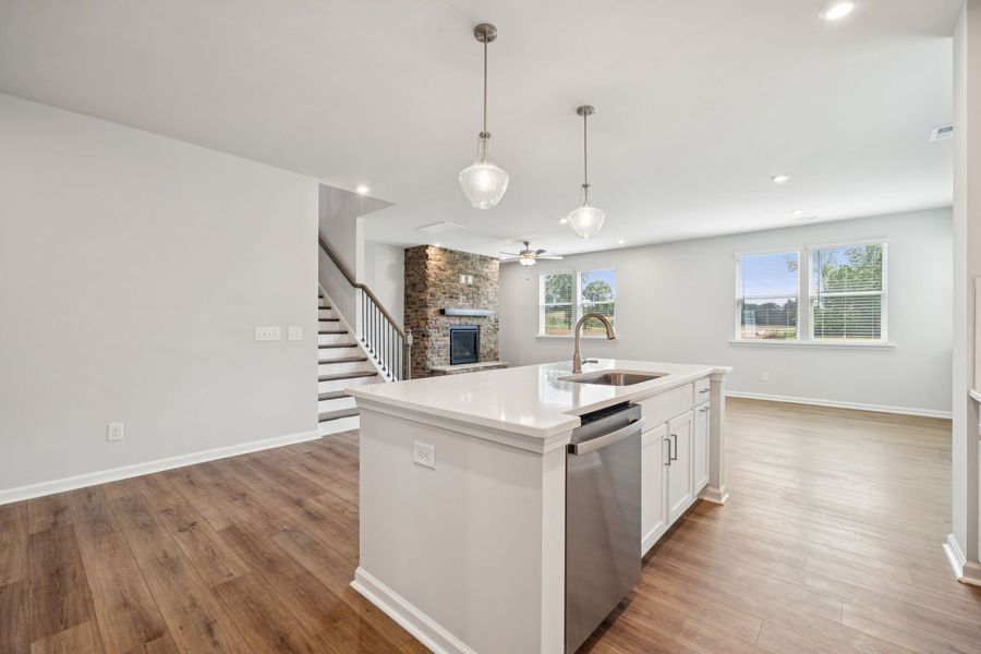 Furnished interior view inside a new home in Madison at Buice Lake, Acworth (Image 100).