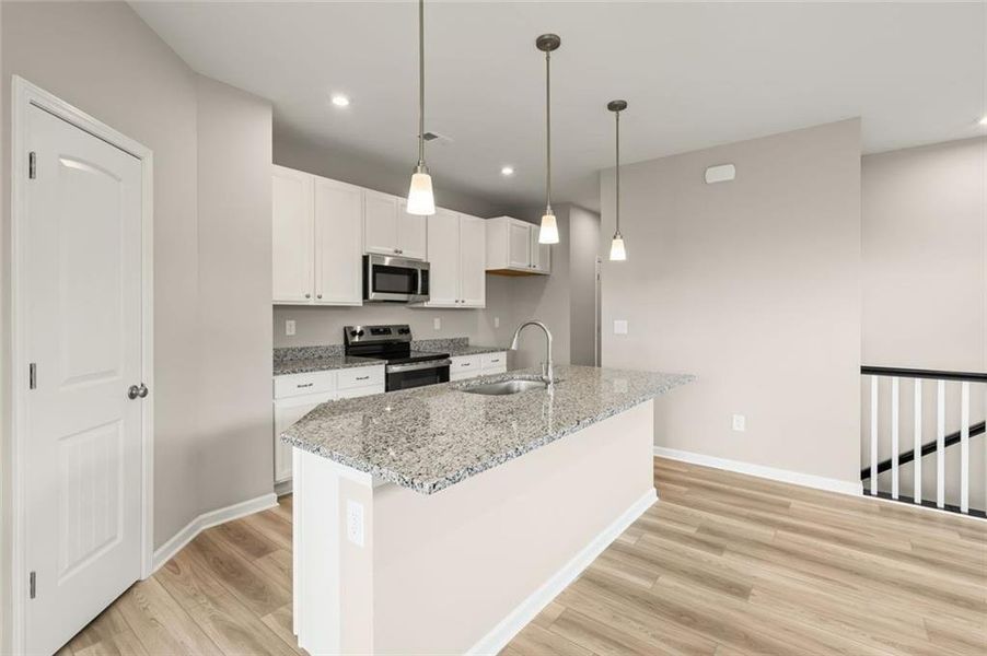 Furnished interior view inside a new home in Villas at Gold Creek, Dawsonville (Image 6).