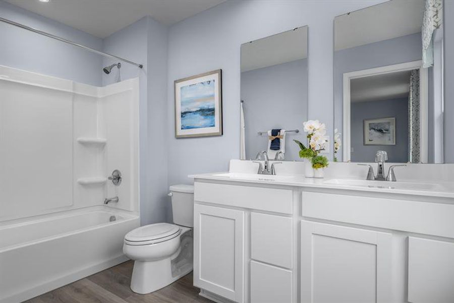 Representative furnished interior of a home built from the Aspen - Move In NOW! by Ryan Homes in Evergreen, Cane Ridge (Image 16).