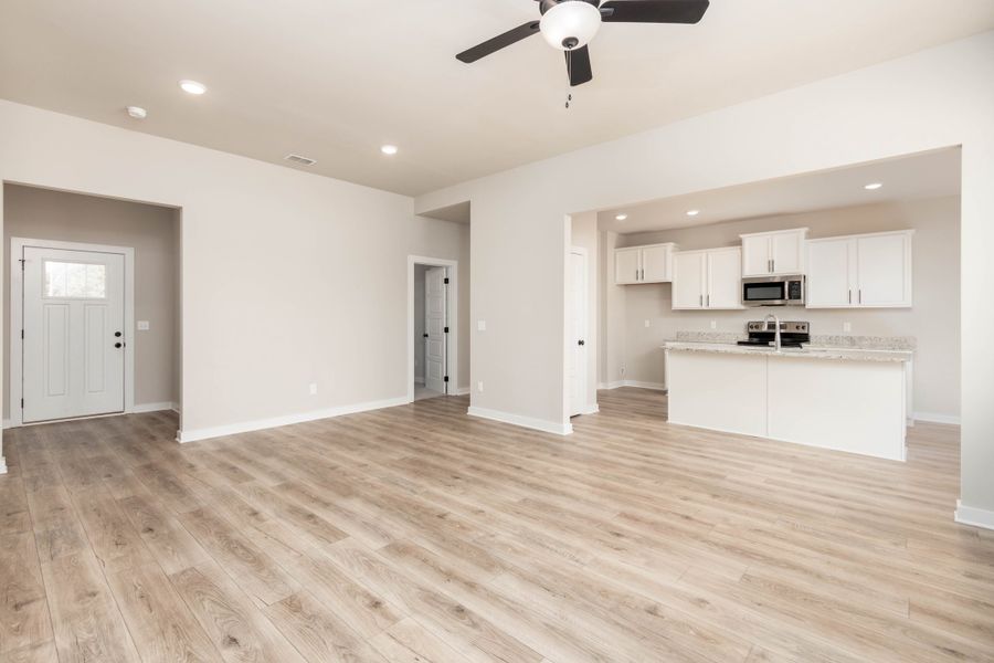 Representative unfurnished interior of a home built from the Birch 4 by Nason Homes in Woodland Farms, Dickson (Image 22). Representative unfurnished interior of a home built from the Birch 4 by Nason Homes in Woodland Farms, Dickson (Image 22).
