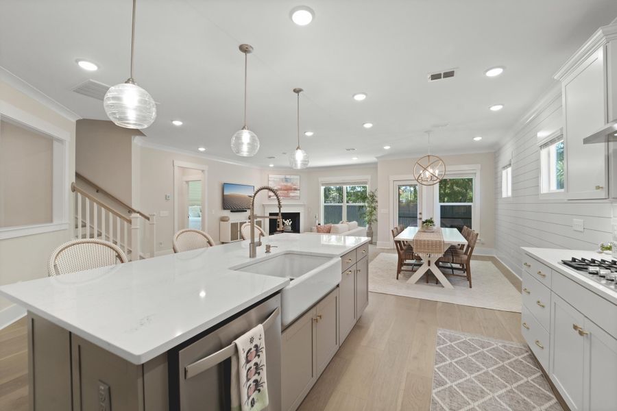 Furnished interior view inside a new home in , Johns Island (Image 10). Furnished interior view inside a new home in , Johns Island (Image 10).