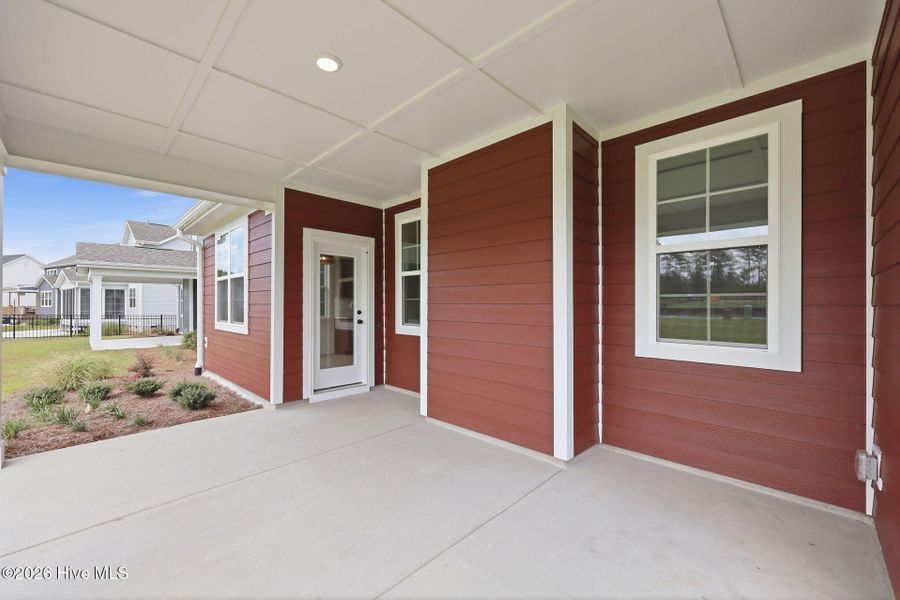 Exterior details and patio area of a home in Legacy Lakes, Aberdeen (Image 25).