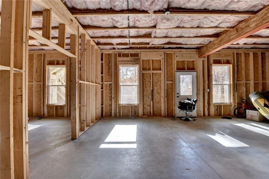 In-progress construction of a new home in , Buford, GA (Image 88).