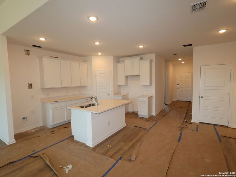 In-progress construction of a new home in Agave, San Antonio, TX (Image 34).